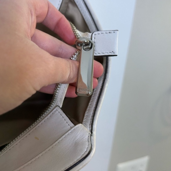 Coach Taylor Carryall Zebra Stripe Leather Canvas LG Satchel Tote F27009 summer - Picture 16 of 16